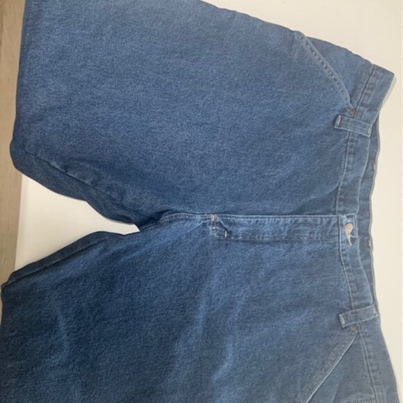 Wrangler Men Fully Lined Warm Heavy Duty Carpenter Utility Jeans - Size 42x30 - Picture 2 of 8